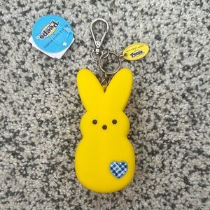 Yellow Peeps Bunny Pocketbac Holder